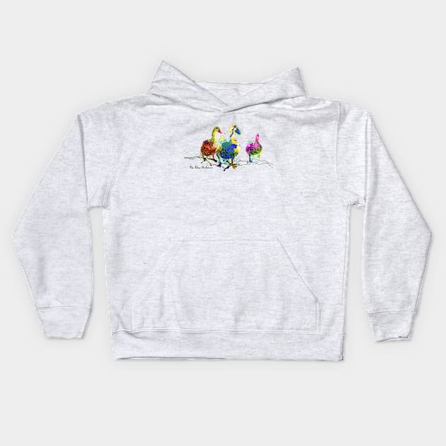 The Three Ducketeers Kids Hoodie by Miki De Goodaboom